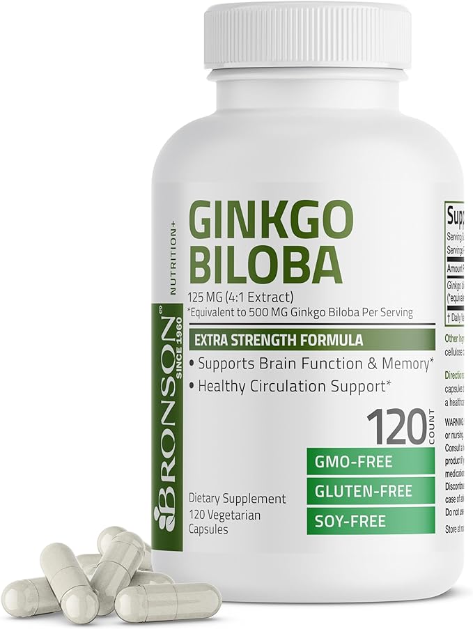 Bronson Ginkgo Biloba Extra Strength Product Image