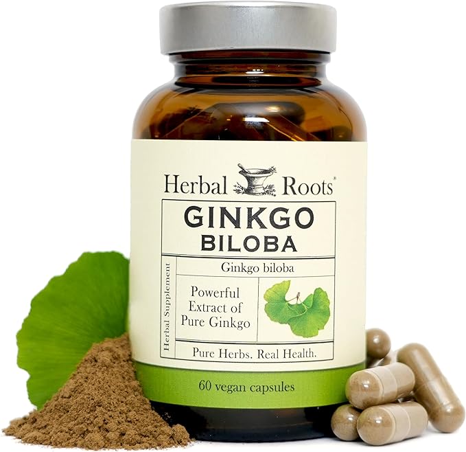 Herbal Roots Ginkgo Biloba Organic Product Image